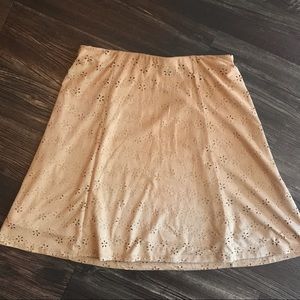 3/$50 Maurices Suede Flower Cut-Out Skirt